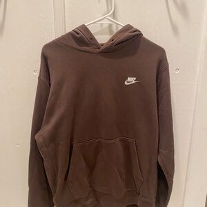 Nike Brown Pullover Hoodie Sweatshirt